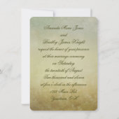 Beach Seashells Weddenschap Kaart (Achterkant)