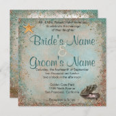 Beach Seashells Weddenschap Kaart (Voorkant / Achterkant)