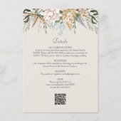 Beach Seashells Wedding Details Informatiekaartje (Voorkant)