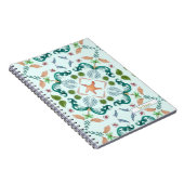 Beach Seashells Zee Life with Name Notitieboek (Rechterzijde)