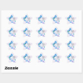 Beach Seaside Bright Seahorse Zeesterren Baby show Ster Sticker (Vel)