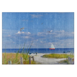 Beach, Seaside en vogels Snijplank