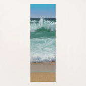 Beach Seaside Zee Waves Sand Trendy Sjabloon Yogamat (Voorkant)