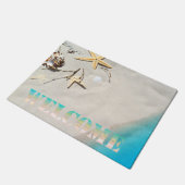 Beach, Seastar, Sand, Welcome Deurmat (Schuin)