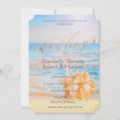 Beach,Seastar,Seashell Kaart (Voorkant)