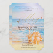 Beach,Seastar,Seashell Kaart (Voorkant / Achterkant)