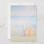 Beach,Seastar,Seashell-Verloving Kaart (Achterkant)