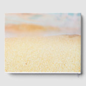 Beach,Seastar,Seashell Wedding Gastenboek (Achterkant)