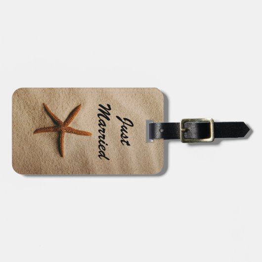 Beach Serenity Bagagelabel (Voorkant horizontaal)