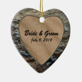 Beach Serenity Keepomwille Wedding Ornament (Rechts)