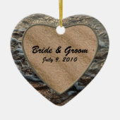 Beach Serenity Keepomwille Wedding Ornament (Voorkant)