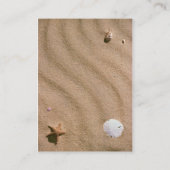 Beach Serenity Reception Kaarten (Achterkant)