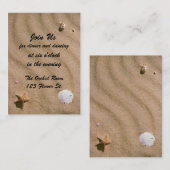 Beach Serenity Reception Kaarten (Voorkant / Achterkant)