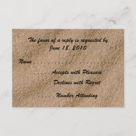 Beach Serenity RSVP-kaarten RSVP Kaartje