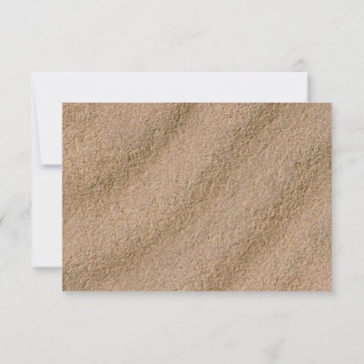 Beach Serenity RSVP-kaarten RSVP Kaartje (Achterkant)