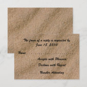 Beach Serenity RSVP-kaarten RSVP Kaartje (Voorkant / Achterkant)