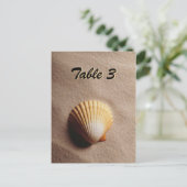 Beach Serenity Table Kaart (Staand voorkant)