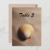 Beach Serenity Table Kaart (Voorkant / Achterkant)