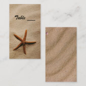Beach Serenity Table Kaart Plaatskaartje (Voorkant / Achterkant)