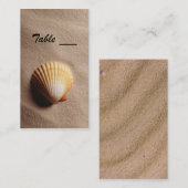 Beach Serenity Table Kaart Plaatskaartje (Voorkant / Achterkant)