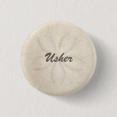 Beach Serenity Usher Button (Voorkant)