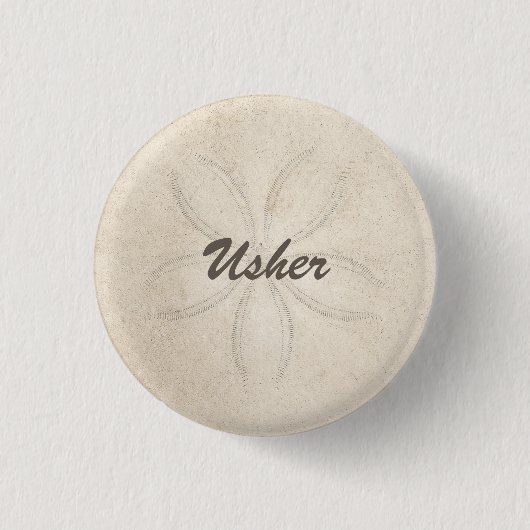 Beach Serenity Usher Button (Voorkant)