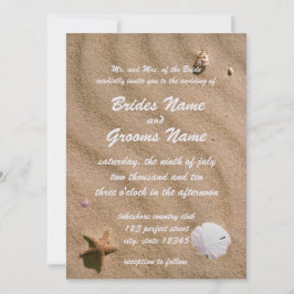 Beach Serenity Wedding Kaart
