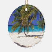 Beach Seven Mile Grand Cayman Keramisch Ornament (Links)