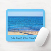 Beach SF, ik ben precies waar ik moet zijn Muismat (Met muis)