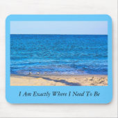 Beach SF, ik ben precies waar ik moet zijn Muismat (Voorkant)