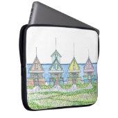 Beach Shack Laptop Hoesje Electronics Bag Sleeve (Voorkant Rechts)