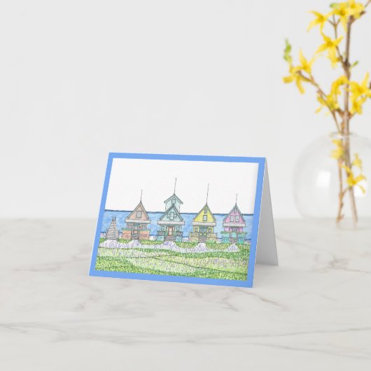 Beach Shack Notecards Kaart (Gele Bloem)