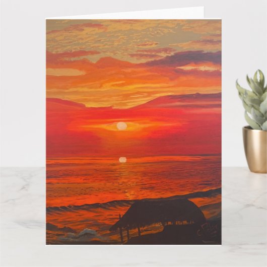 Beach Shack, origineel van Gary Poling Kaart (Kleine Plant)