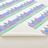 Beach Shack Sherpa Blanket Deken (3/4)