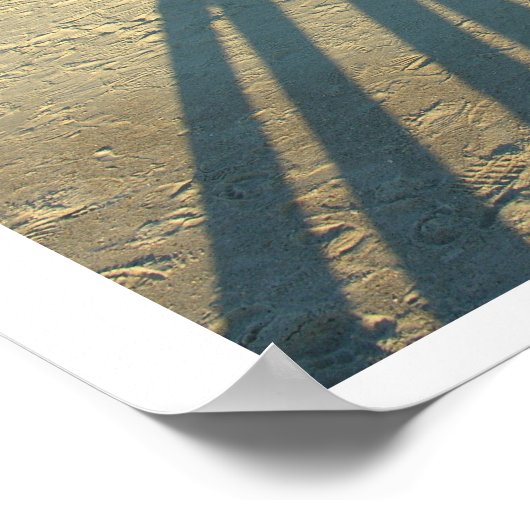 Beach Shadows Poster (Hoek)