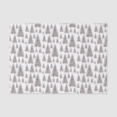 Beach Shell Christmas Tree Pattern Tissuepapier (Voorkant)