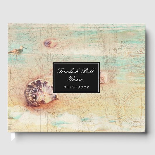 Beach Shell Collage Hospitality Gastenboek (Voorkant)