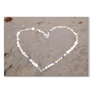 Beach Shell Heart Kaart