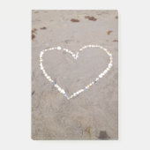 Beach Shell Heart Post-it® Notes (Voorkant)