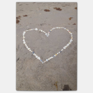 Beach Shell Heart Post-it® Notes