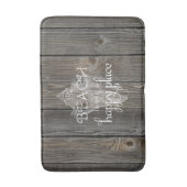 Beach Shell  Wood Bath Rug Badmat (Voorkant Verticaal)