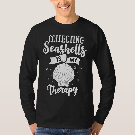 Beach Shelling Seashell Collector Shell Collecting T-shirt (Voorkant)