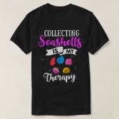Beach Shelling Seashell Collector Shell Collector T-shirt (Design voorkant)