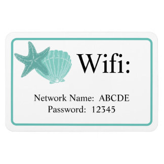 Beach Shells Airbnb Vacation Rental Wifi Magneet