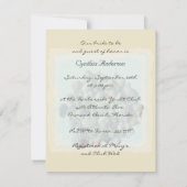 Beach Shells Bridal Shower Uitnodiging (Achterkant)