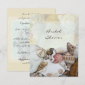 Beach Shells Bridal Shower Uitnodiging (Voorkant / Achterkant)