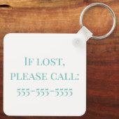 Beach Shells Custom Airbnb Vacation Rental Sleutelhanger (Achterkant)