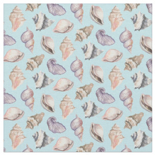 Beach Shells Nautical Ocean Pattern Stof