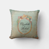 Beach, Shells, Starfish Wedding Custom Pillow Kussen (Voorkant)