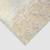 Beach Shells Waterverf  Ephemera ontkoppeling Tissuepapier (Detail)